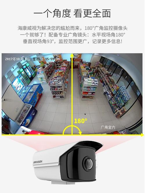 监控广角有多少度