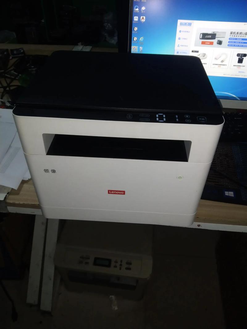 联想3500彩色喷墨打印机,放置了三四年,今天换上新的墨盒,打印机出的还...