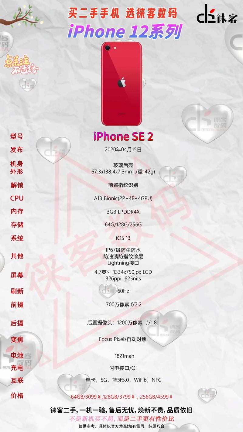 苹果SE2配置参数解析