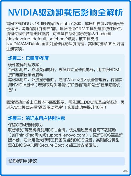 我把联想笔记本电脑的nvidia这个程序给卸载了,对电脑有什么影响呢,怎么...