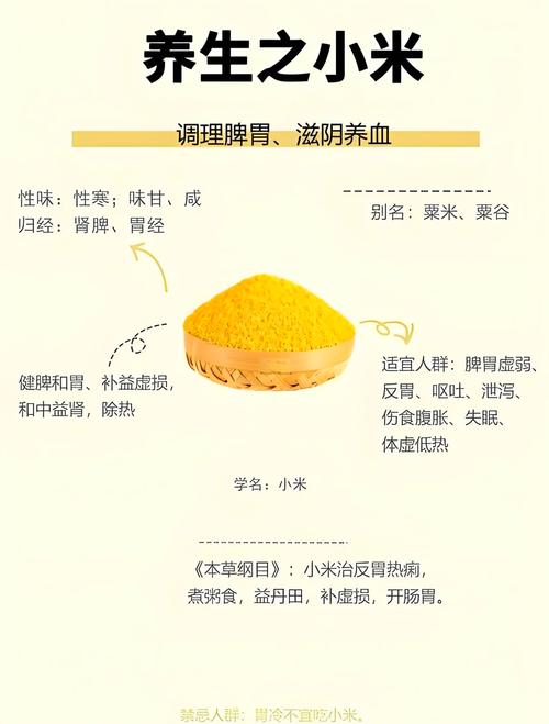 小米作用和功效和禁忌