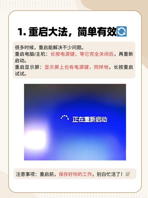 电脑显示器不显示怎么回事