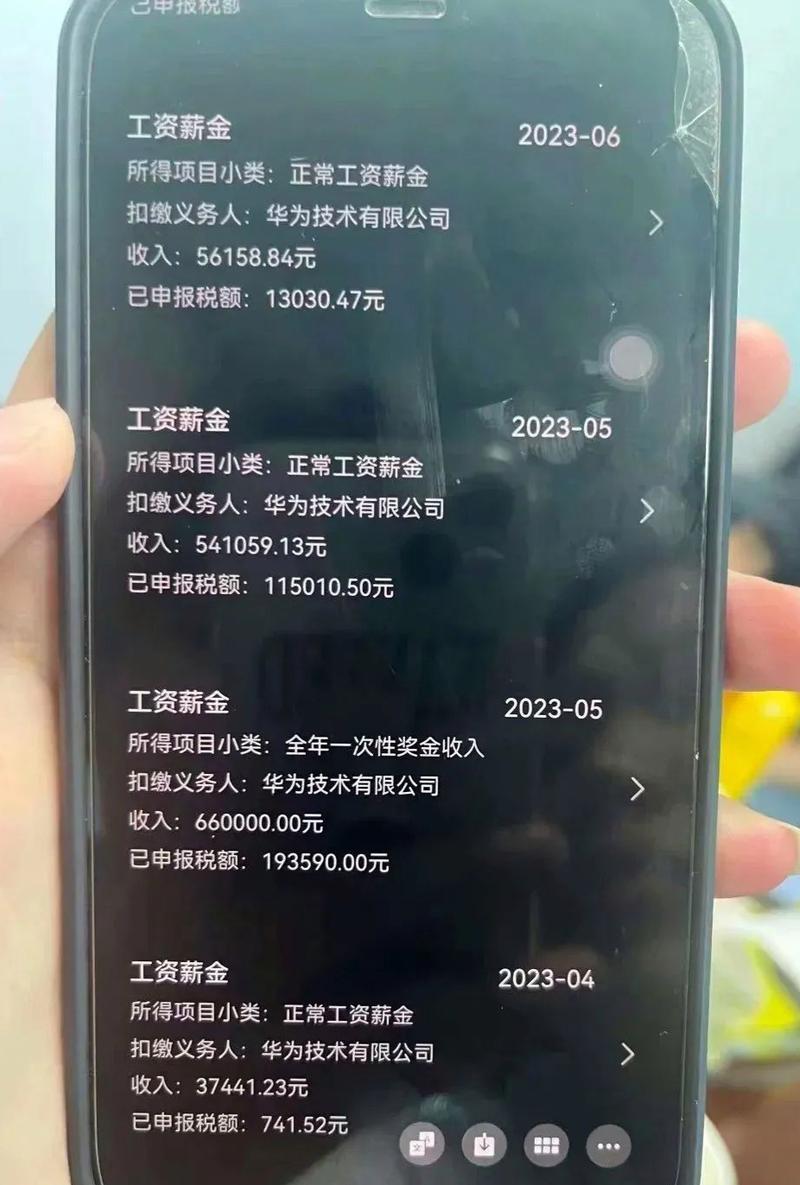 华为员工真实工资多少