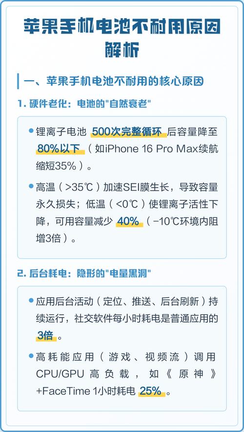 iPhone耗电太快是什么原因